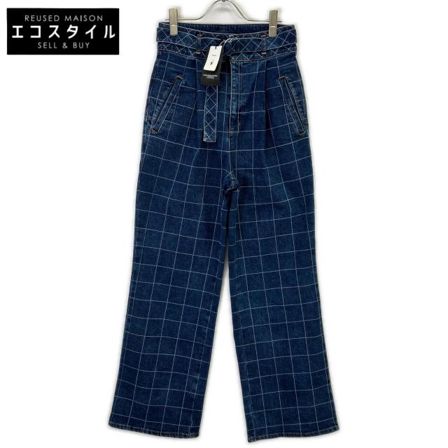 DOUBLE STANDARD CLOTHING ダブルスタンダードクロージング ボトムス 38 インディゴ レディース