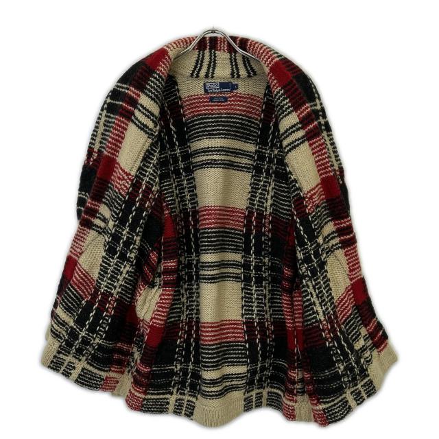 POLO RALPH LAUREN ポロ ラルフローレン トップス L アイボリー×ブラック×レッド メンズ_3