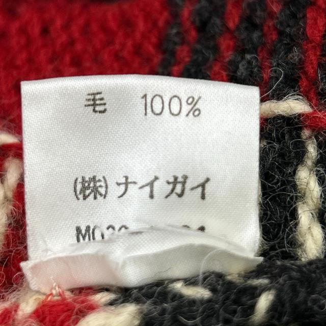 POLO RALPH LAUREN ポロ ラルフローレン トップス L アイボリー×ブラック×レッド メンズ_6