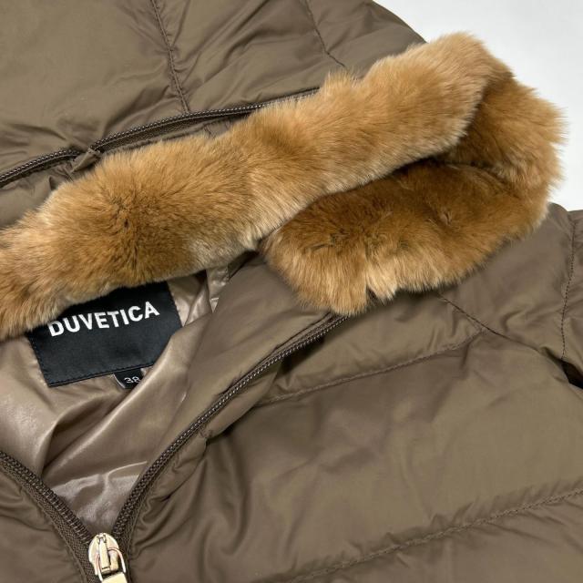 DUVETICA デュベティカ コート 38 ブラウン レディース_12