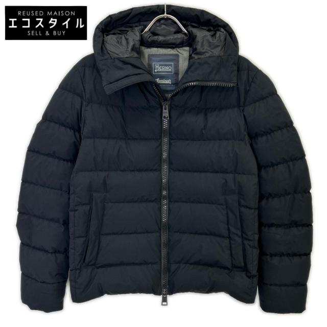 HERNO ヘルノ ジャケット 46 ネイビー メンズ