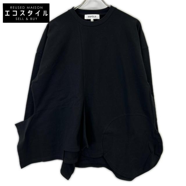 ENFOLD エンフォルド トップス 38 ブラック レディース