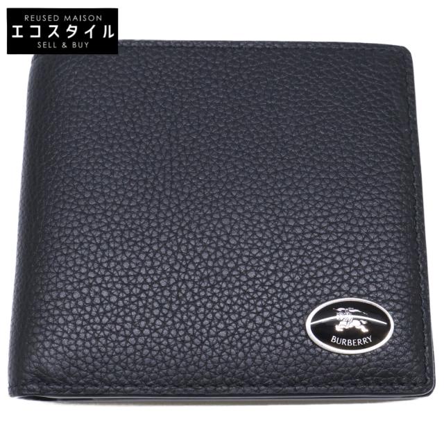 BURBERRY 2つ折り財布 小銭入れ付き BURBERRY バーバリー 二つ折り財布（小銭入れあり） BLACK メンズの