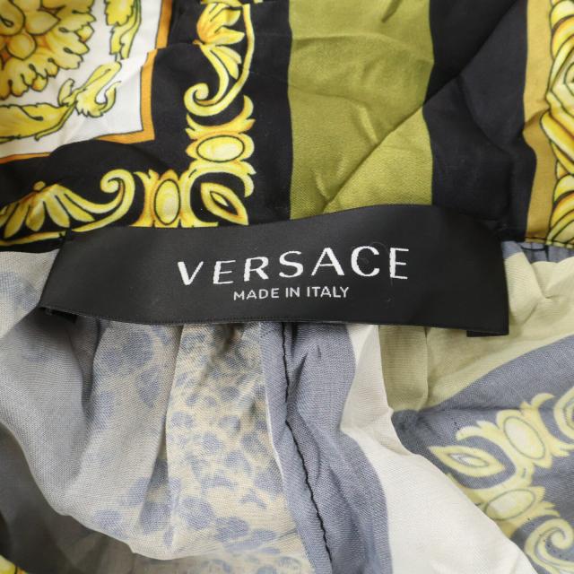 GIANNI VERSACE ジャンニ ヴェルサーチ ワンピース 48 ブラウンxホワイト レディース_4