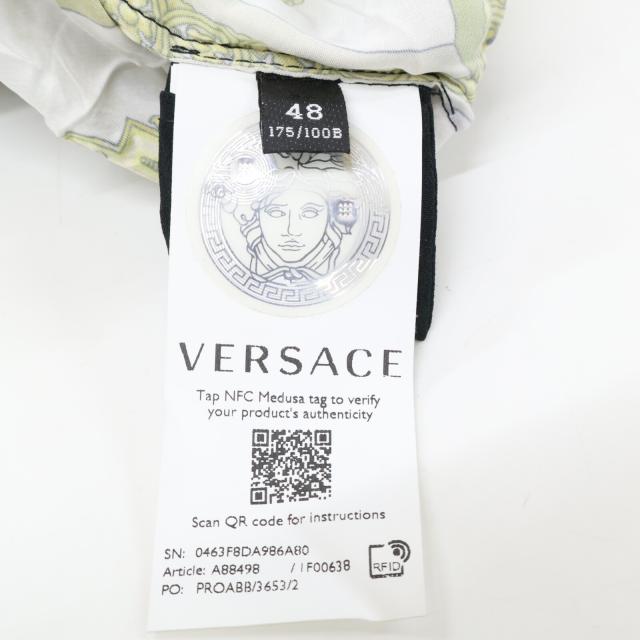 GIANNI VERSACE ジャンニ ヴェルサーチ ワンピース 48 ブラウンxホワイト レディース_5