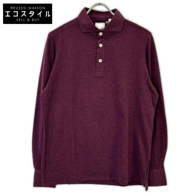finamore フィナモレ トップス M バーガンディ メンズ 8,065円