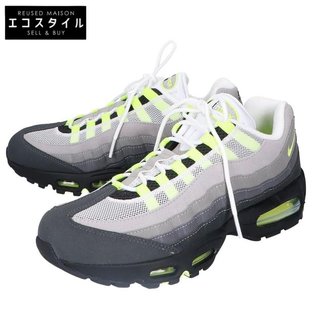 NIKE ナイキ シューズ 28 BLACK/NEON YELLOW-COOL GREY メンズ