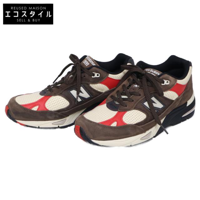 NEW BALANCE ニューバランス シューズ UK8 1/2 チョコレート メンズ