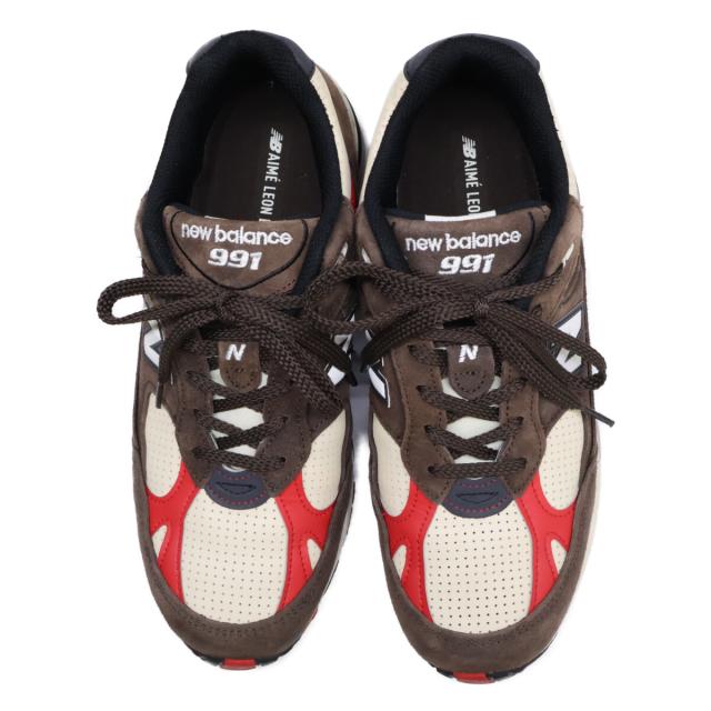NEW BALANCE ニューバランス シューズ UK8 1/2 チョコレート メンズ_6