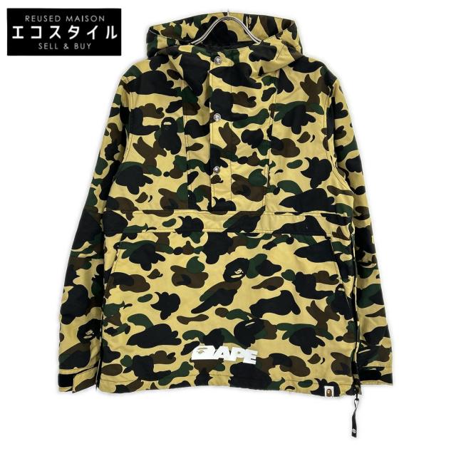 A BATHING APE アベイシングエイプ ジャケット L カーキ×ベージュ メンズ
