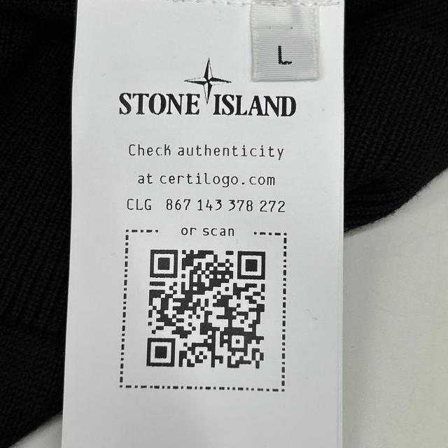 STONE ISLAND ストーンアイランド トップス L ブラック メンズ_4