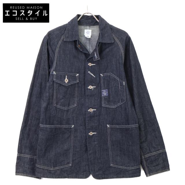 POST OVERALLS ポストオーバーオールズ ジャケット S インディゴ メンズ
