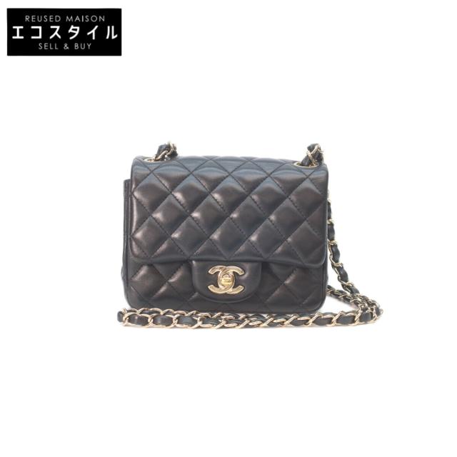 CHANEL シャネル ショルダーバッグ ブラック/ゴールド金具 レディース