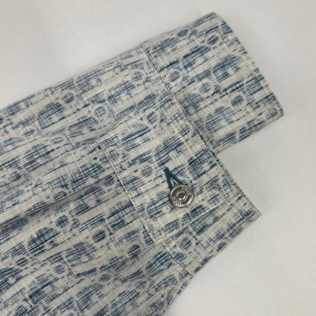 DIOR ディオール トップス 37 ブルー×ホワイト メンズ_8