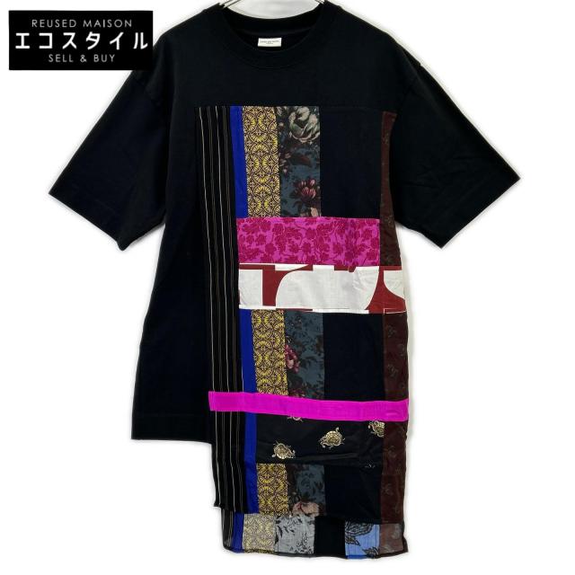 DRIES VAN NOTEN ドリスヴァンノッテン トップス M ブラック/マルチカラー メンズ 23,525円