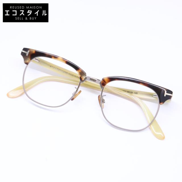 TOM FORD トムフォード 眼鏡 49□20 145 ブラウン系/ベージュ