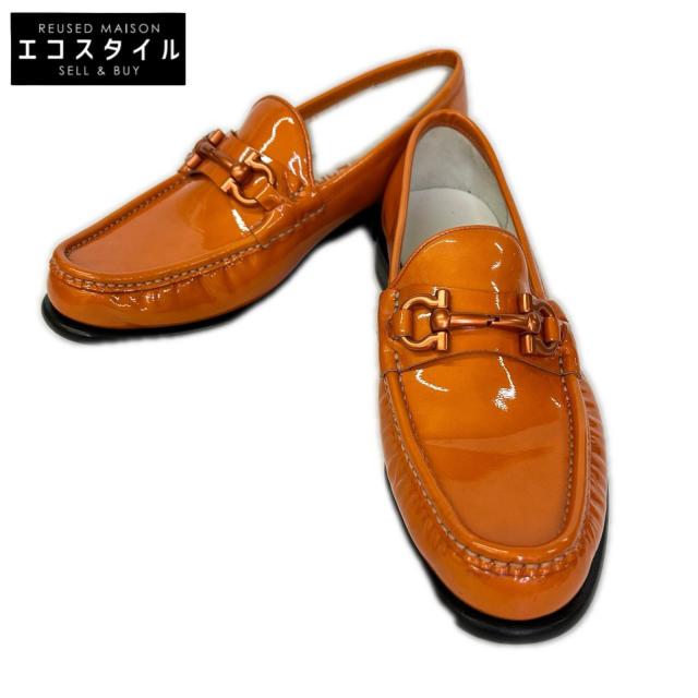 Salvatore Ferragamo サルヴァトーレフェラガモ シューズ 8 オレンジ レディース