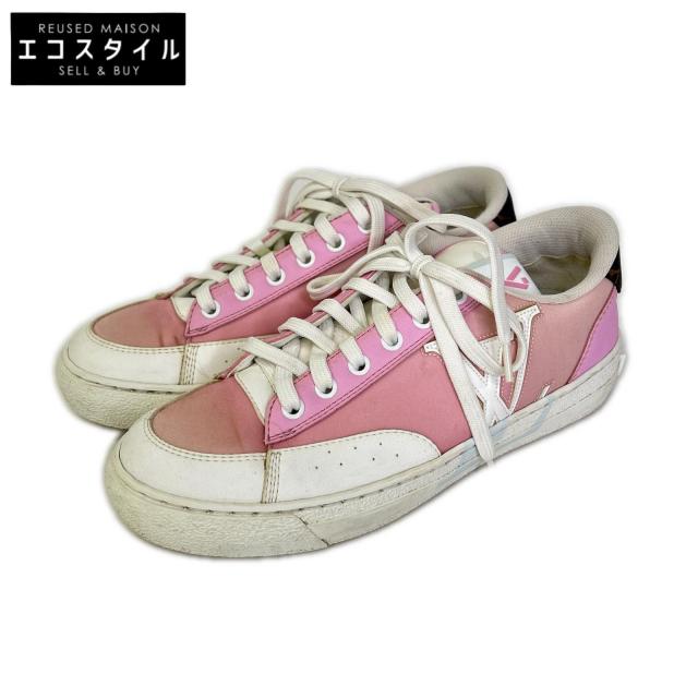 LOUIS VUITTON ルイヴィトン シューズ 37 ピンク/ホワイト レディース