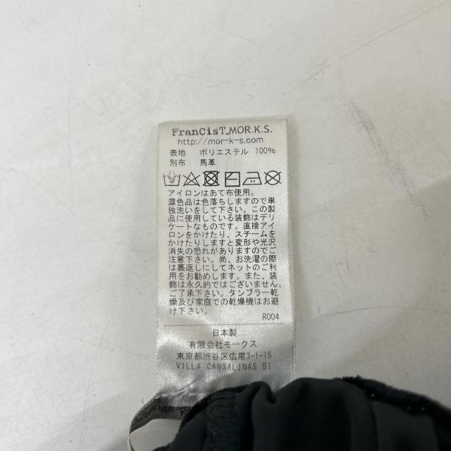 FranCisT MOR.K.S. フランシストモークス ボトムス 2 ブラック メンズ_4