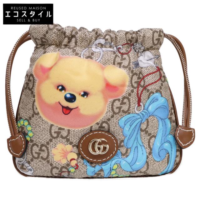 GUCCI グッチ ポーチ ライトゴールド金具 レディース