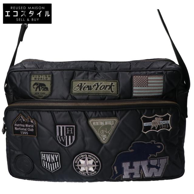 HUNTING WORLD ハンティングワールド ショルダーバッグ ブラック 