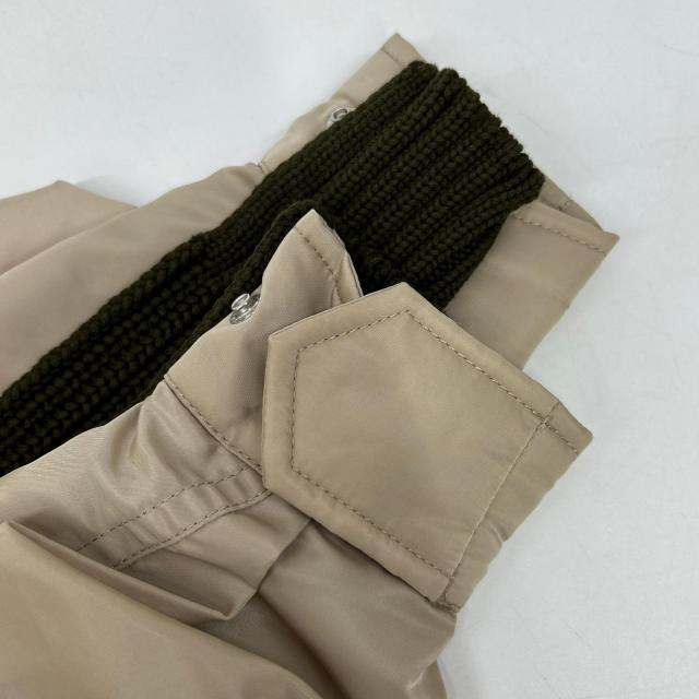 sacai サカイ トップス 1 オリーブ×ベージュ レディース