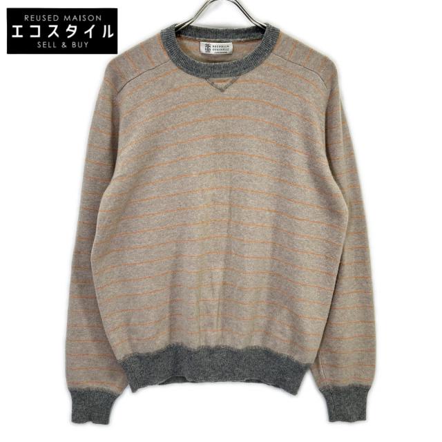 BRUNELLO CUCINELLI ブルネロクチネリ トップス ベージュ メンズ