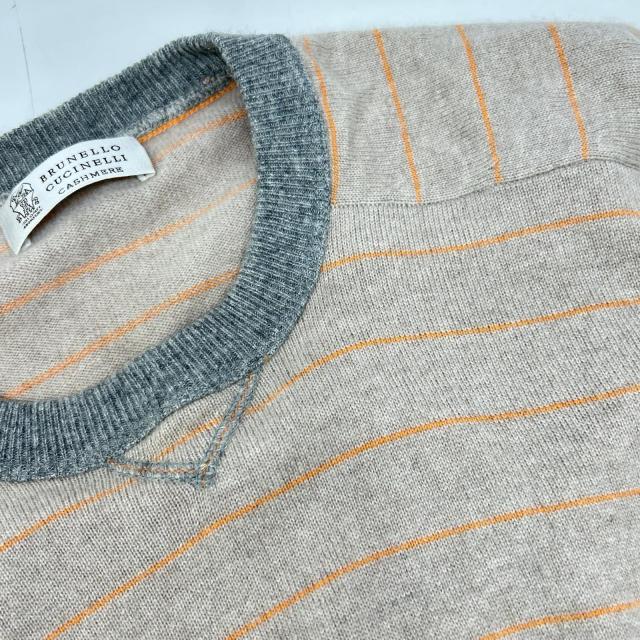 BRUNELLO CUCINELLI ブルネロクチネリ トップス ベージュ メンズ