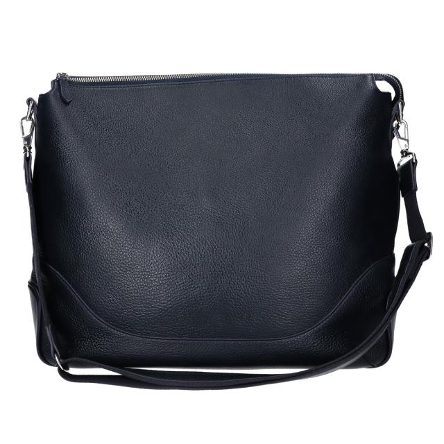 PELLE MORBIDA ペッレモルビダ ショルダーバッグ ネイビー メンズ