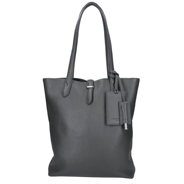 PELLE MORBIDA ペッレモルビダ トートバッグ チャコールグレー メンズ_1