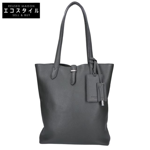 PELLE MORBIDA ペッレモルビダ トートバッグ チャコールグレー メンズ