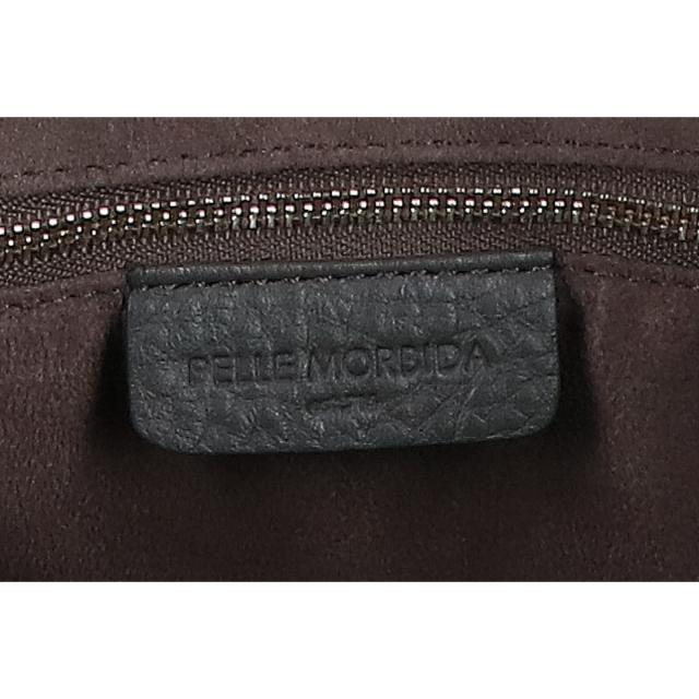 PELLE MORBIDA ペッレモルビダ トートバッグ チャコールグレー メンズ_7