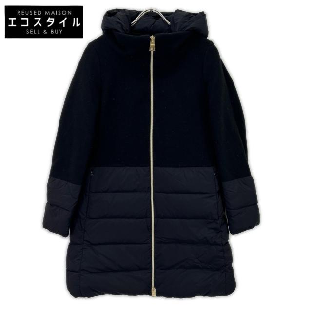 HERNO ヘルノ コート 40 ブラック レディース