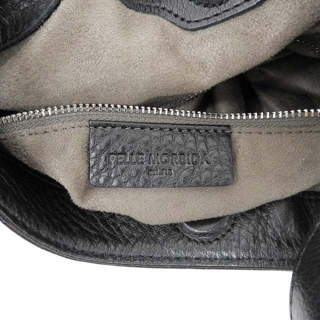 PELLE MORBIDA ペッレモルビダ ハンドバッグ ブラック レディース_6