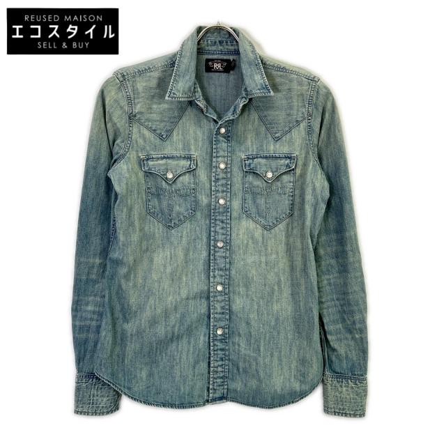 RRL ダブルアールエル トップス 155/80A インディゴ レディース