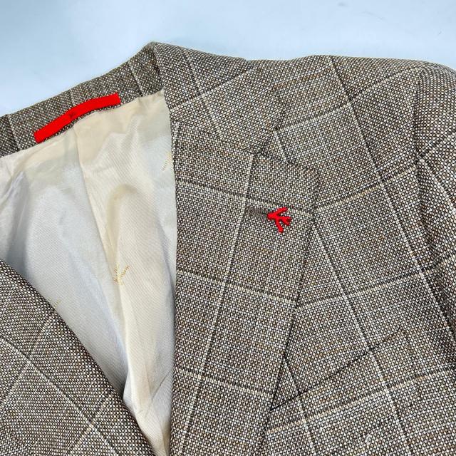 ISAIA イザイア ジャケット ブラウン メンズ_7