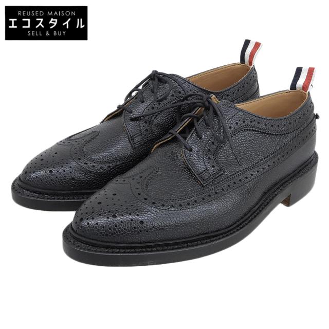 THOM BROWNE トムブラウン シューズ 8.5(US) ブラック メンズ