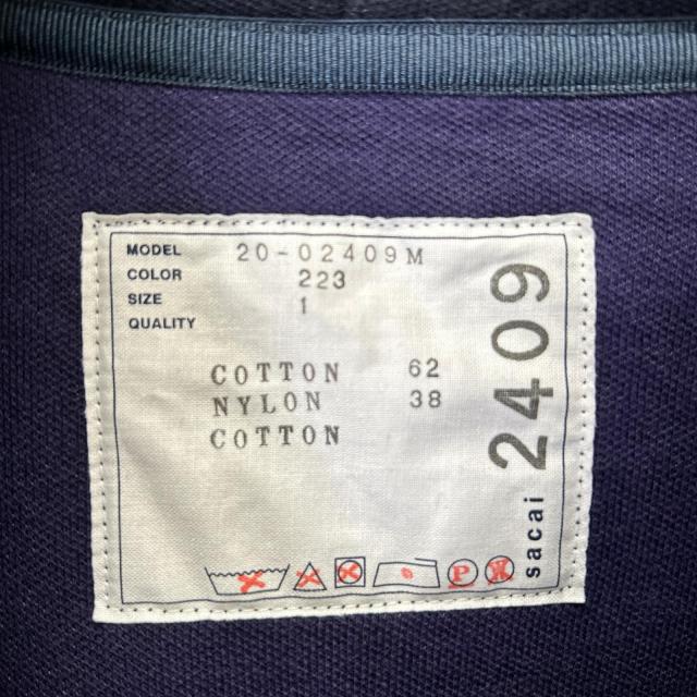 sacai サカイ トップス 1 ネイビー/パープル メンズ_3