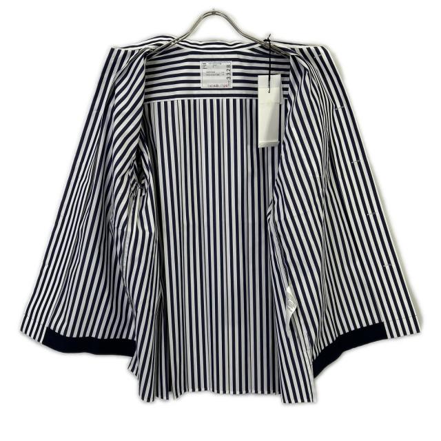 sacai サカイ トップス 2 ホワイト/ネイビー メンズ_3