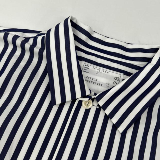 sacai サカイ トップス 2 ホワイト/ネイビー メンズ_6