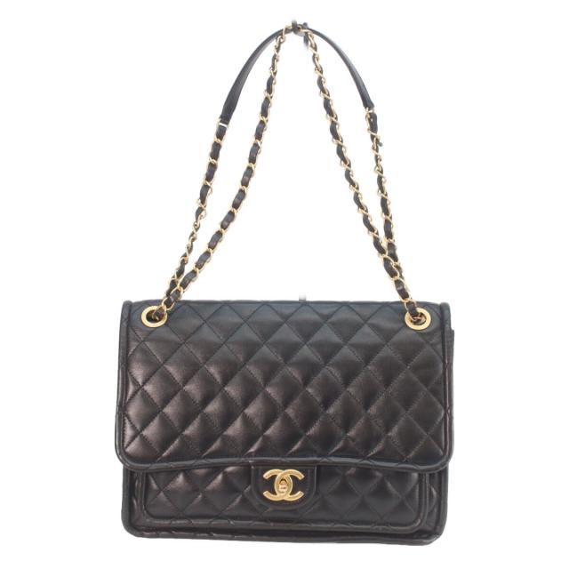 CHANEL シャネル ショルダーバッグ ブラック/ゴールド金具 レディース_1