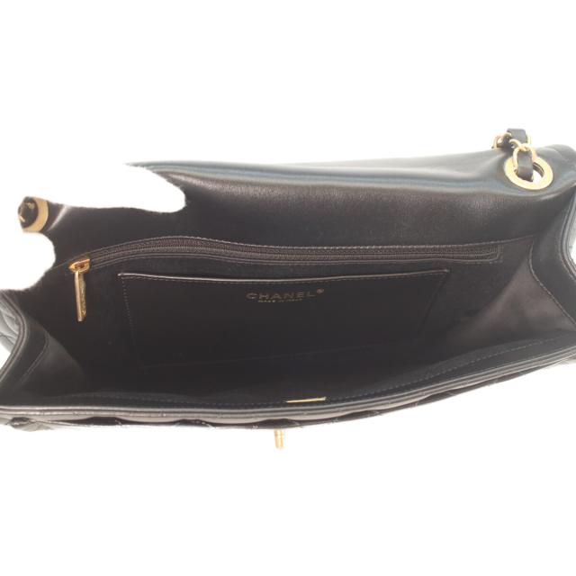 CHANEL シャネル ショルダーバッグ ブラック/ゴールド金具 レディース_8