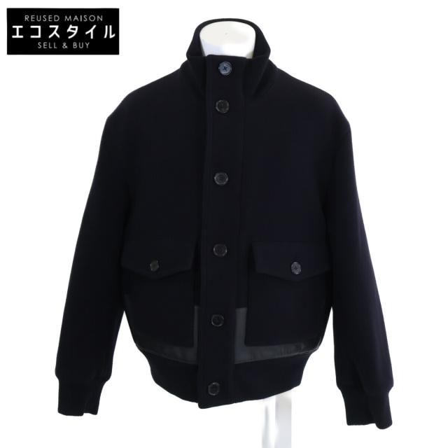 HERMES エルメス ジャケット 58 ネイビー メンズ