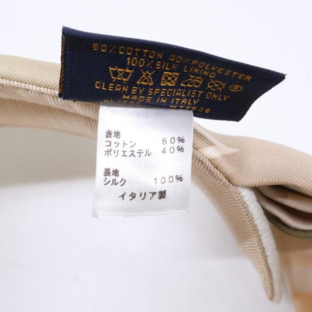 LOUIS VUITTON ルイヴィトン 帽子 ホワイト/カーキベージュ レディース_8