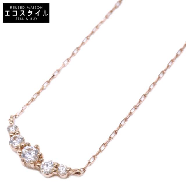 ヨンドシー 4℃ ネックレス ピンクゴールド レディース