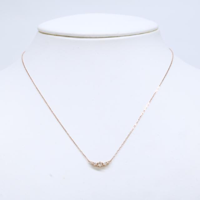 ヨンドシー 4℃ ネックレス ピンクゴールド レディース_9