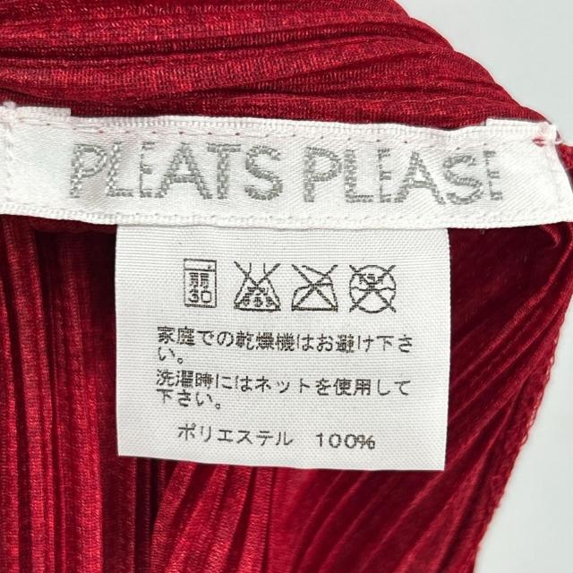PLEATS PLEASE プリーツプリーズ ワンピース 4 レッド レディース_3