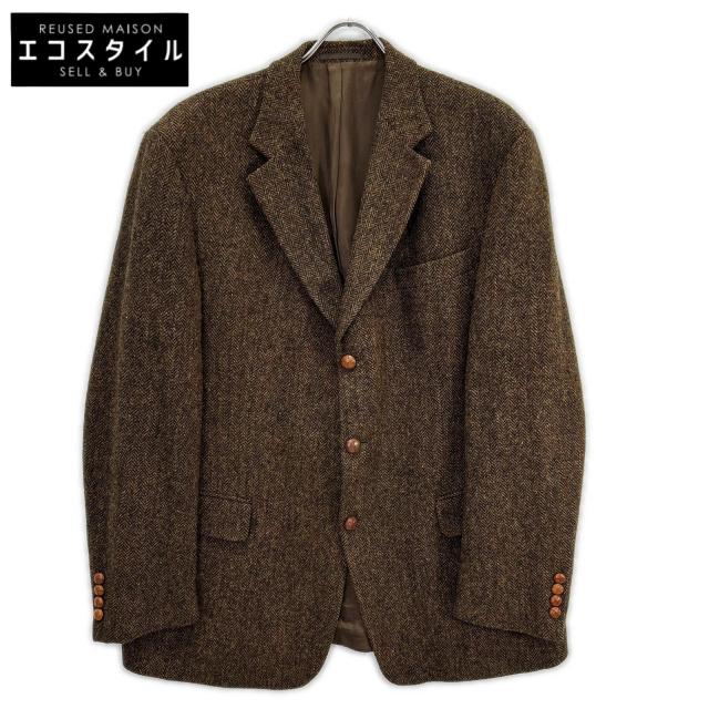 Harris Tweed ハリスツイード ジャケット ブラウン メンズ