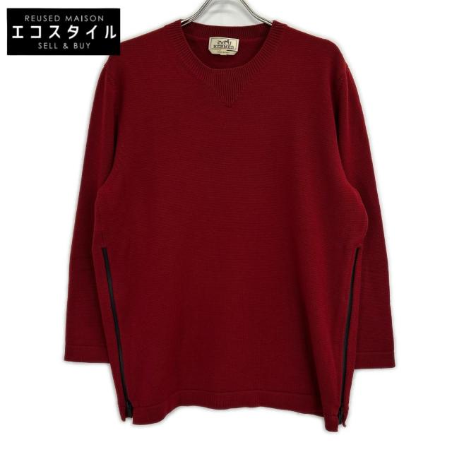 HERMES エルメス トップス レッド メンズ