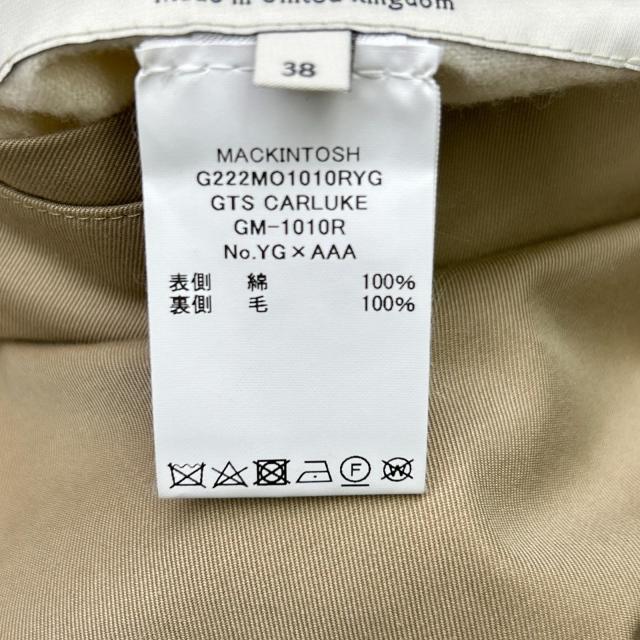 MACKINTOSH LONDON マッキントッシュロンドン コート 38 ベージュ メンズ_6
